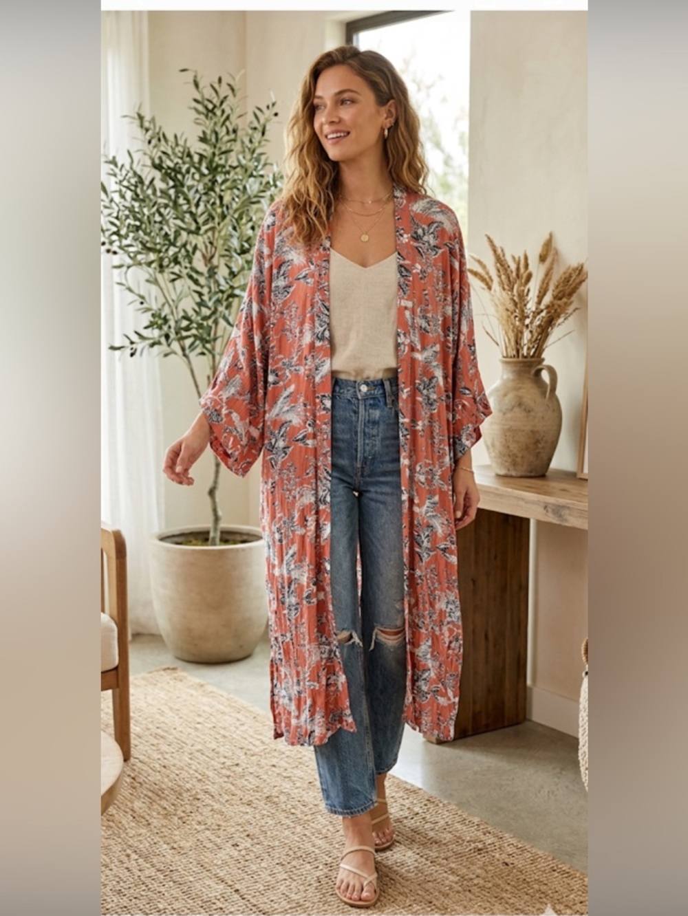 Kori Floral Lightweight Kimono